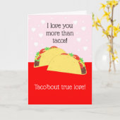Taco Lover Valentijnkaart Kaart (Gele Bloem)