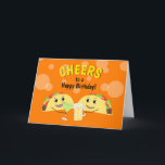 Taco Lover Vriend Verjaardag Kaart<br><div class="desc">Heb je een vriend die een taco-liefhebber is? Dit is de perfecte verjaardagskaart! Deze kaart is aan de binnenkant aanpasbaar met uw gepersonaliseerde bericht. Cheers!</div>