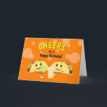 Taco Lover Vriend Verjaardag Kaart<br><div class="desc">Heb je een vriend die een taco-liefhebber is? Dit is de perfecte verjaardagskaart! Deze kaart is aan de binnenkant aanpasbaar met uw gepersonaliseerde bericht. Cheers!</div>