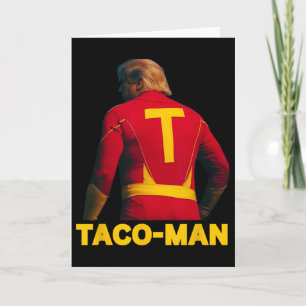 Taco-man Grappige Anti-trump Halloween Politieke K Kaart