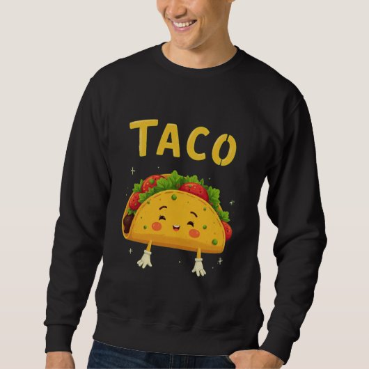Taco mannen sweatshirt (Voorkant)