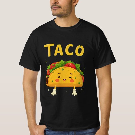 Taco Mannen T-shirt (Voorkant)