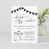 Taco Marg Brew voor ik het Vrijgezellenfeest van p Kaart (Staand voorkant)