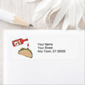 taco met hete saus etiket (Insitu)