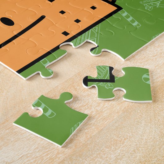 Taco met Santa Hat-kerstmansvlees salsa Legpuzzel (Zijkant)