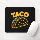 Taco mexicaans eten muismat (Met muis)