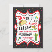 Taco Mexican Fiesta Party Invitation Kaart (Voorkant)