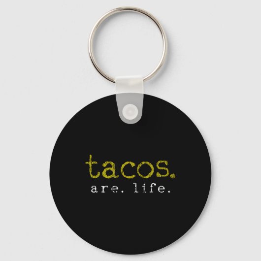 Taco Mexican Food Gift Taco Lover Sleutelhanger (Voorkant)