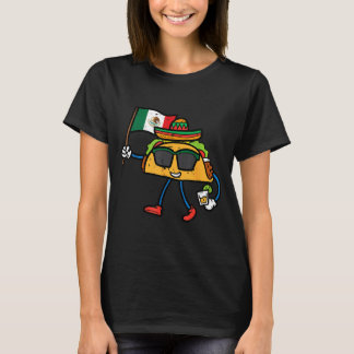 Taco Mexico Vlag Cinco De Mayo Mexicaans T-shirt