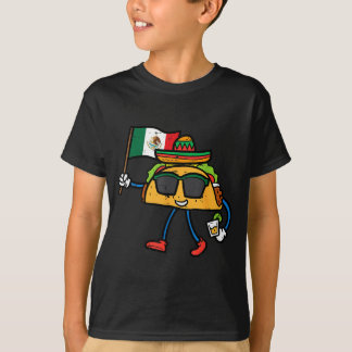 Taco Mexico Vlag Cinco De Mayo Mexicaans T-shirt
