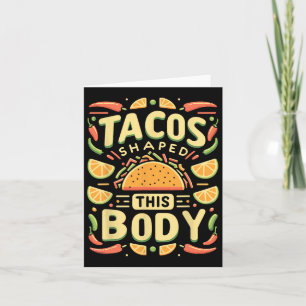 Taco-minnaar Taco's vormden dit lichaam Kaart