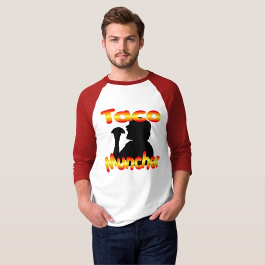 Taco Muncher Baseball Shirt (Voorkant volledig)