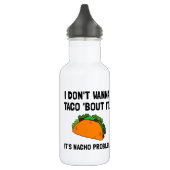 Taco Nacho Problem Waterfles (Links)