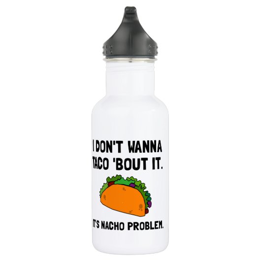 Taco Nacho Problem Waterfles (Rechts)