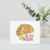 Taco Night Briefkaart (Staand voorkant)