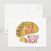 Taco Night Briefkaart (Voorkant / Achterkant)
