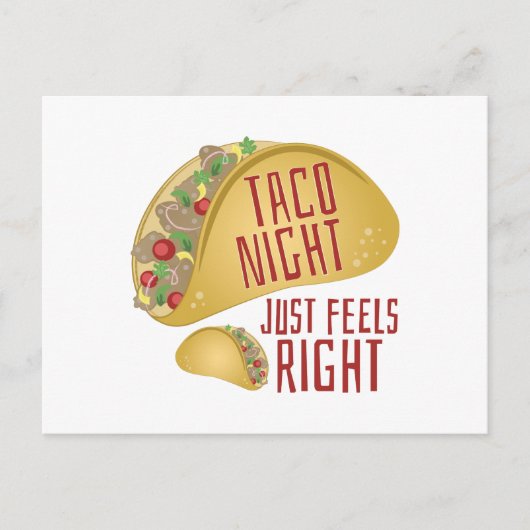 Taco Night Briefkaart (Voorkant)