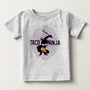 Taco Ninja Design - Baby Fine Jersey T-Shirt