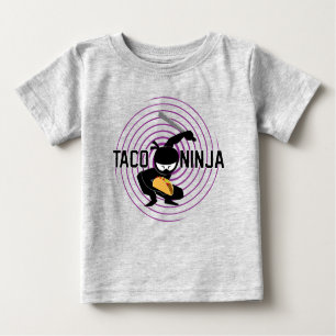 Taco Ninja Design - Baby Fine Jersey T-Shirt