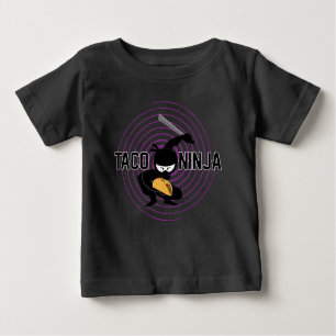 Taco Ninja Design - Baby Fine Jersey T-Shirt