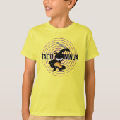 Taco Ninja Design - Kids' Basic T-Shirt (Voorkant)