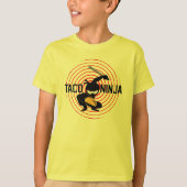 Taco Ninja Design - Kids' Basic T-Shirt (Voorkant)