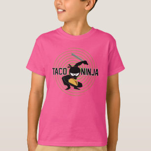 Taco Ninja Design - Kinderen Basic T-Shirt