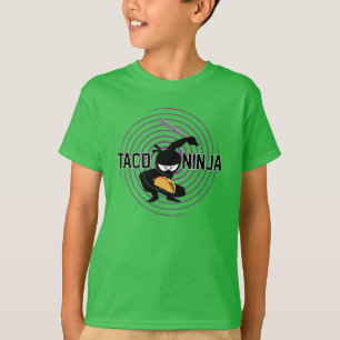 Taco Ninja Design - Kinderen Basic T-Shirt