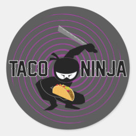 Taco Ninja Design - Klassieke Stickers