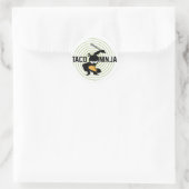 Taco Ninja Design - Klassieke Stickers (Tas)