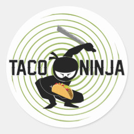 Taco Ninja Design - Klassieke Stickers