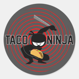 Taco Ninja Design - Klassieke Stickers