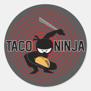 Taco Ninja Design - Klassieke Stickers