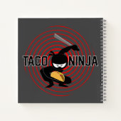 Taco Ninja Design - Spiraalvormig Notitieboek (Achterkant)