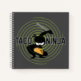 Taco Ninja Design - Spiraalvormig Notitieboek