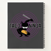 Taco Ninja Design - Spiraalvormig Notitieboek (Achterkant)