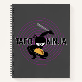 Taco Ninja Design - Spiraalvormig Notitieboek