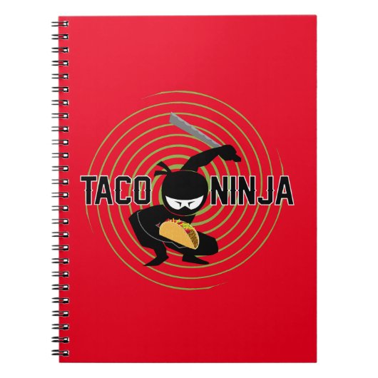 Taco Ninja Design - Spiral Photo Notitieboek (Voorkant)