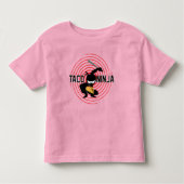 Taco Ninja Design - Toddler Fine Jersey T-Shirt (Voorkant)