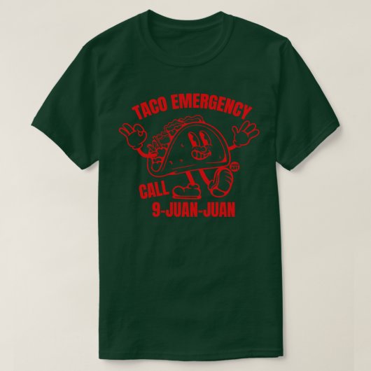 TACO NOODGEVAL T-SHIRT (Design voorkant)