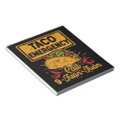 Taco Noodoproep 9 Juan Cinco De Mayo Notitieblok (Schuin)