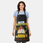 Taco Noodoproep 9 Juan Cinco De Mayo Schort (Gedragen)