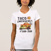 Taco Noodoproep 9 Juan Cinco De Mayo T-shirt (Voorkant)