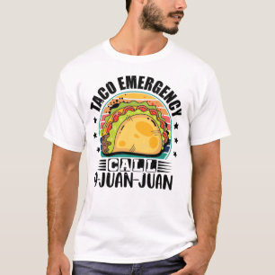 Taco Noodoproep 9 Juan Cinco De Mayo Taco T-shirt