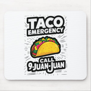 Taco Noodoproep 9 Juan Funny Cinco de May Muismat