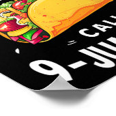 Taco Noodoproep 9 Juan Funny Cinco de May Poster (Hoek)