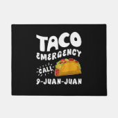 Taco Noodoproep 9 Juan Juan Grappig Deurmat (Voorkant)
