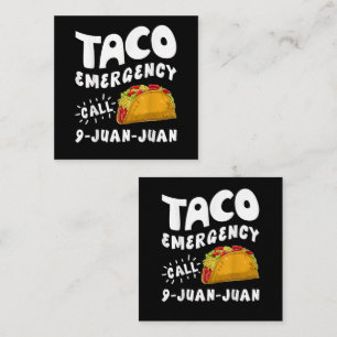 Taco Noodoproep 9 Juan Juan Grappig Notitiekaartje