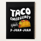Taco Noodoproep 9 Juan Juan Grappig Planner (Achterkant)