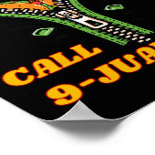 Taco noodoproep 9 Juan Juan grappige Mexicaanse vr Poster (Hoek)